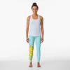 Aktywne spodnie Blue Pierścienia Letopus Legginsy Sportswear Woman Gym Flear for Fitness Women Working Shorts