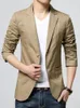 Men's Suits Blazers Brand Mens Casual Blazers Autumn Spring One Button Solid Fashion Slim Suit Jacket Men Blazer Masculino Clothing Plus Size5XL 231011