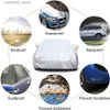 Capas de carro Kayme Multi-Layer Full Car Cover Impermeável Respirável com Zíper e Forro de Algodão Ao Ar Livre Sol Chuva Neve Poeira e Folha Proteger Q231012