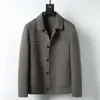 Men's Wool Blends Elegant Fashion Winter Coat Men s Clothing Warm Short Jacket Trench Down Peacoat Zm 231011