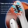 Hair Brushes Electric RF Hair Growth Comb Anti-Hair Loss Medicinal Scalp Massage Comb Red Blue LED Light Micro-current Vibration Massage 231012