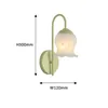 Wall Lamp French Dairy Garden Cream Style Bedroom Light Fresh And Simple Green Vintage Art Bedside Living Room LED Decorative