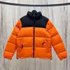 kurtki męskie kurtki płaszcza parka północna zimowa puffer kurtka moda mężczyźni kobiety płaszcz płaszcz do twarzy para gęsta ciepłe płaszcze topy marne