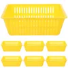 Set di stoviglie 7 pezzi Mini cassetti portaoggetti Cesto portamonete Contenitore decorativo per articoli vari Cestini in plastica Decora