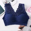 Yoga Outfit Bra Seamless Sexy Lace Wireless Beauty Back Push Up Cozy Chest Tube Top Sports Fitness Vest Bralette