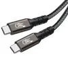 USB 4 Kompatibel kabel 40 Gbps PD240W 5A 8K 60Hz Typ C CABLE SUPERSPEED DATA ÖVERFÖRING Snabbladdning för bärbar dator