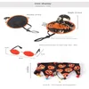 Cat Costumes Halloween Pet Scarf Hat Set Funny Cat Glasses Set Costumes for Small Dogs Cosplay Bat Wings Criniere De Lion Chat 231011