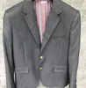 Męskie garnitury Man's Suite Blazer Men British Spring Autumn Single Bered Solid Płaszcz Formalny garnitur Slim Fit Jacket