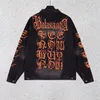Men's Plus Size Coat Casual Letter Printed Embroidery Pattern Jacket and Loose Denim Jacket Windproof and Sunscreen Unisex s11u16