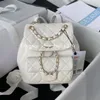 channel designer backpack man woman Fashion chain luxury handbag 10A top quality caviar cowhide large capacity travel shoulder bag soft sheepskin makeup backpacks