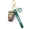 New Milk Tea Cup Starbucks Keychain Creative Ice Cream -keychain keychain car car pendant gift