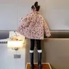 Jacken Mädchen Winterjacke Mode Stehkragen Kunstpelz Mantel Reflektierende Stern Baumwolle Plüsch Kinderkleidung CH178