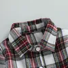 Jackets Toddler Baby Plaid Shirt Jacket Casual Lightweight Warm For Infant Boy Girl Spring Outwear Children's Clothing