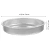 Bowls Metal Round Tray Pie Baking Wear-resistant Oven Pan Cake Multifunction Kitchen Aluminum Alloy Non-stick Trays