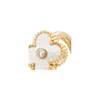 Кольца Lucky Clover Ring Fourleaf Cleef Love Золотые кольца для женщин Мужские роскошные обручальные кольца6070390 Ювелирное кольцо Dhq3D