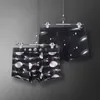 4 paar herenondergoed puur katoen ademend antibacteriële boxershorts sterrenprint comfortabele trend jongens boxershorts