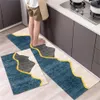 Carpets Kitchen Carpet Mats for Floor Anti Slip Bathroom Entrance Doormat Bedroom Living Room Long Bedside Area Rug Soft Washable Carpet 231012