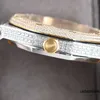Montres-bracelets suisses Abby Mouvement Montre Diamant Montre 40mm Automatique Mécanique Hommes Montres pour Hommes Montre-Bracelet En Acier Inoxydable Swarovski Mode Montre-Bracelet HBR8