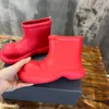 Women Trooper Boots Doll Head Alphabet Rain Rubber Boots Designer Winter Waterproof Non-Slip Fashion Eva Rain Boots Size35-39