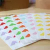 アルバムブック24 PCS/LOT DIY CANDY COLORS CORTER COTE PAPER STICKERS FOR PHOTO BOTABLAW ALBUM EXPECTIAN HANDWORK FREALアルバム装飾Scrapbookingl231012