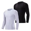 Men's Polos UPF 50 Long Sleeve Compression Shirts Water Sports Sun Protection Basement Rashguard Fitness Tops Custom 231012