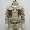 Herrtröjor Autumn Winter Men Sweater Coat Christmas Mönster Cardigan S For Fashion Slim Jumper Stickets 231011