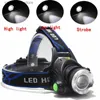 Head lamps LED Zoom phare lampe de poche Source de lumière Rechargeable Camping phare chasse lampe frontale torche pêche lampe frontale Q231013