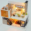 Accessoires de maison de poupée meubles en bois bricolage boîte Miniature Puzzle assembler 3D Miniaturas Kits de maison de poupée jouets pour enfants cadeau d'anniversaire 231012