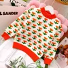 Cardigan mode printemps filles pull col roulé tricot 29 ans vêtements coréens pour enfants 231012