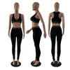 Luxury designer fashion suit, sports casual vest and trousers two-piece set