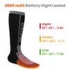 Chaussettes pour hommes chaussettes chauffantes télécommande chaussettes chauffantes électriques batterie rechargeable hiver chaussettes thermiques hommes femmes en plein air pour moto 231011