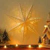 Decorações de Natal Oco Estrela Pendurado Pingentes Decoração de Natal para Casa Navidad Natal Noel Presentes Enfeites de Natal Ano 2024 231012
