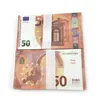 Festive Party Supplies Fake Money Banknote 10 20 50 100 100 Dollar Euros Reliste Toy Bar accessoires monnaie monnaie monnaie