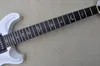 Factory Custom White Electric Guitar met Maple Top, Ebony Fletboard, Abalone Fret Inlay, HH Pickups, CA