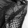 Dames Nachtkleding Zomer Vrouwelijk Nachthemd Zwart Kanten Nachtjapon V-hals Satijn Intieme Lingerie Ondergoed Dames Loungewear Nachtkleding