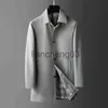 Herrgravrockar Spring Autumn Men Coat Single Breasted Decorative Men's Jacka Polyester Fashion Male Overcoat Office Business Men's Clothing J231012