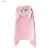 Ręczniki szaty 2023 Baby Elephant Boshobe Flannel Cloak Cartoon Boy Girl Ultra-Soft Hoad Sedel Bath Baby Shower Diftl231124