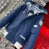 Parka in piumino da uomo Designer di marca da uomo di alta qualità Parka Inverno caldo Glacier Serie sinonimo Piumino d'oca canadese Giacca casual bianca con stemma Parkercm3g