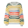 Women's Sweaters Women Rainbow Stripe Knit Loose Sweater Woman Vintage Pullover Spring Autumn Clothes Winter Clothing 2023