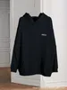 Hoodies Home Mens Cola Men Balencigs Designer Pulls à capuche Version de la mode High Broidered Paris Classic Loose Couple Fi XA88