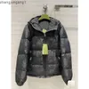 Desginer Luxury Down Jacket Guccs 2023 Winter New Pop Street 패션 네트워크 Red Fashion Zipper Hooded Down Cotton Coat Unisex