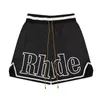 Rhude Hommes Shorts Designer Court Hommes Été Casual Haute Qualité Plage Pour Hommes Respirant Imperméable Et Absorbant La Sueur Vêtements C9TX