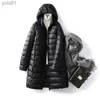 Women's Down Parkas Women 90% White Duck Down Jackets Doman's Ultra Light Cienka Duck Down Płaszcz Autumn Winter Warm Hat Odłączane wędrówki Abrigos Hotl231012