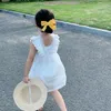 Girl Dresses Korean Dress Princess Baby Clothes For Party And Wedding Short V-neck Backless Slim Sweet