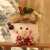 Wholesale Christmas decorations candy bags gift bags elderly snowmen elk apple bags Christmas tree decorations