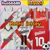 1995 2000 River Retro piłka nożna I.Brizuela P.Perez J.Gonzalez Mozo F.Gonzalez G.orozco s.flores A.Palavecino 1995 96 2000 Męskie mundury koszulek piłkarskich