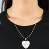 Collier en forme de cœur pour ma fille, bijoux commémoratifs pour cendres, en acier inoxydable, élégant, amour tissé, réglable, 325u