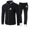 Tute da uomo Moto GasGas 2024 Girocollo con cerniera Felpe Sport Fitness Tuta Felpe con cappuccio Top Pantalone a due pezzi