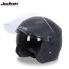 Cycling Helmets Helmet motorcycle open face capacete para motocicleta cascos moto racing Jiekai vintage helmets with dual lens 231012