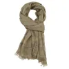 Schals Mode Männer Schal Baumwolle Leinen Yarndyed Gestreiften Herren Quaste Lange Schal Herbst Winter Männliche Accessoires Bufanda Wraps 231012